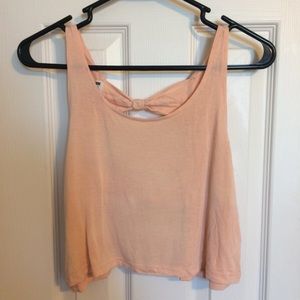 Pink crop top